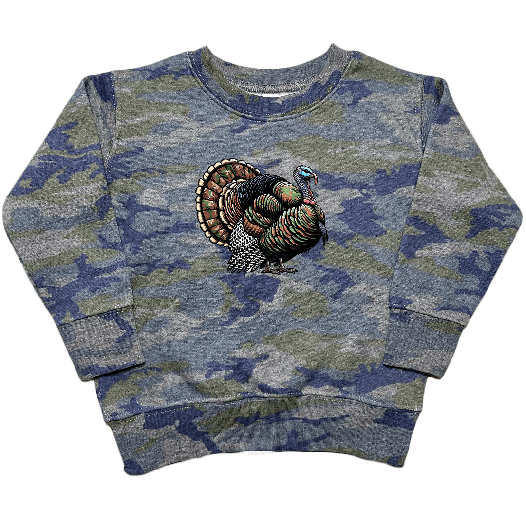 Trophy Tom Toddler Crew Neck Sweatshirt - Muddy Boots Clothing - Crew Neck Sweatshirt