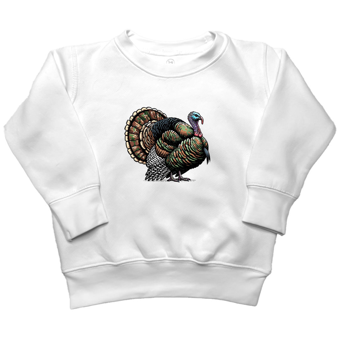 Trophy Tom Toddler Crew Neck Sweatshirt - Muddy Boots Clothing - Crew Neck Sweatshirt