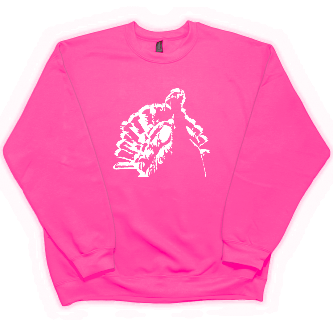 Turkey Contour Adult Crew Neck Sweatshirt - Muddy Boots Clothing - Crew Neck Sweatshirt
