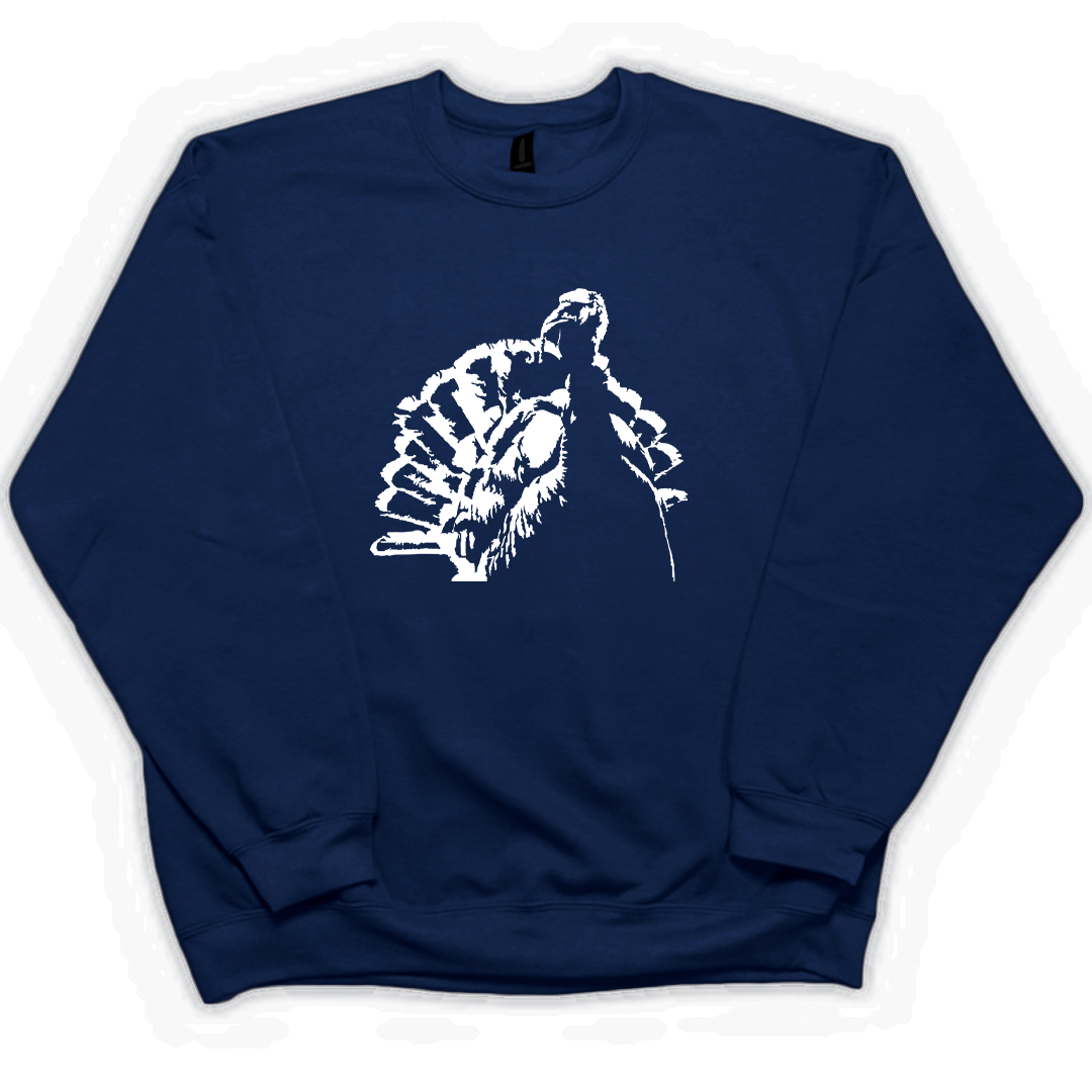 Turkey Contour Adult Crew Neck Sweatshirt - Muddy Boots Clothing - Crew Neck Sweatshirt