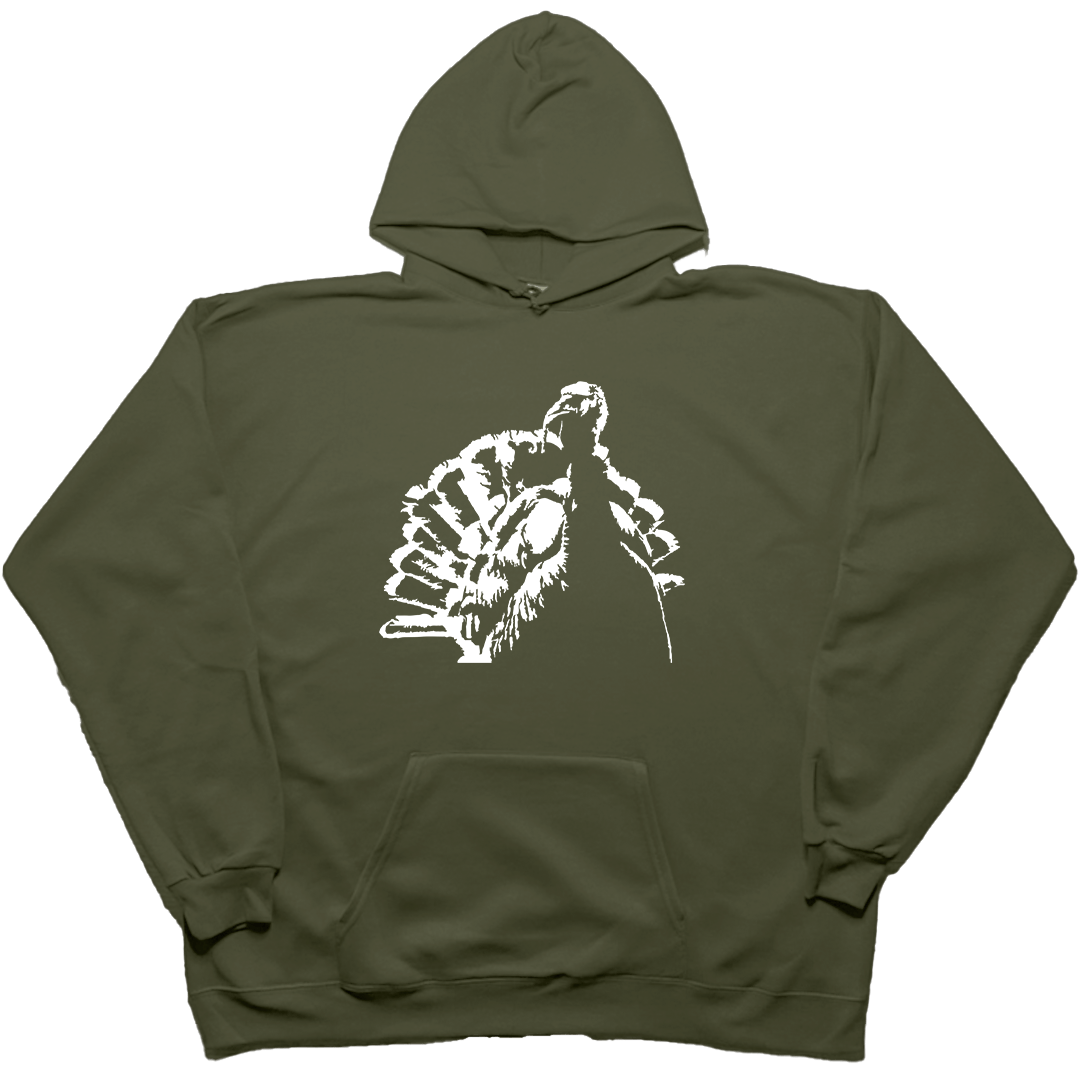 Turkey Contour Adult Hoodie - Muddy Boots Clothing - Hoodie