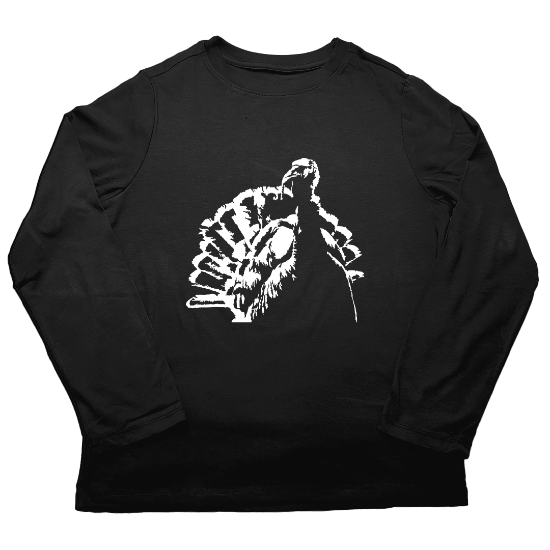 Turkey Contour Adult Long Sleeve Tee - Muddy Boots Clothing - Long Sleeve Tee