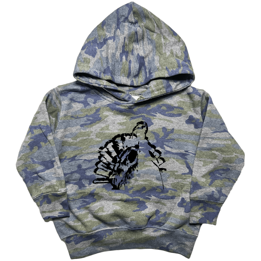 Turkey Contour Toddler Hoodie - Muddy Boots Clothing - Hoodie