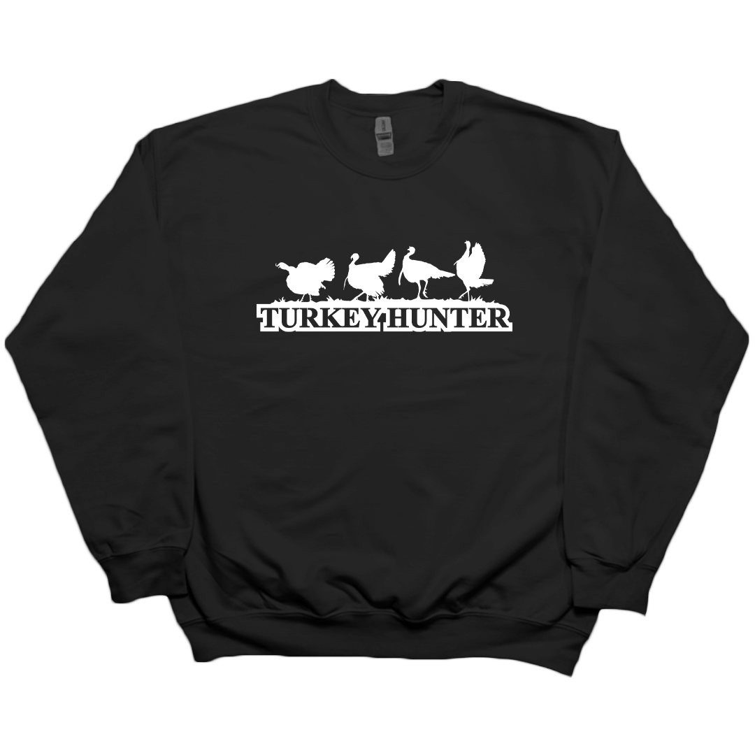 Turkey Hunter Adult Crew Neck Sweatshirt - Muddy Boots Clothing - Crew Neck Sweatshirt
