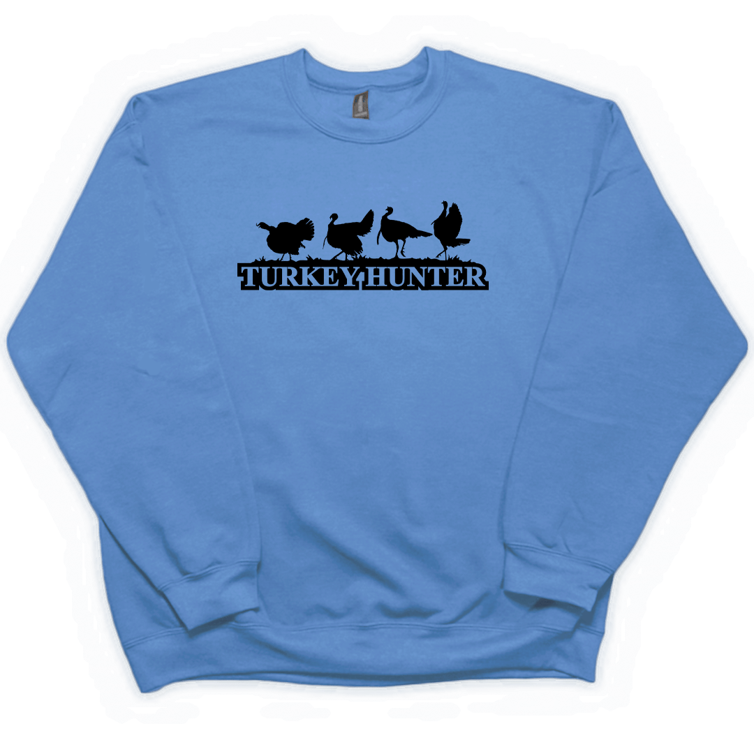 Turkey Hunter Adult Crew Neck Sweatshirt - Muddy Boots Clothing - Crew Neck Sweatshirt