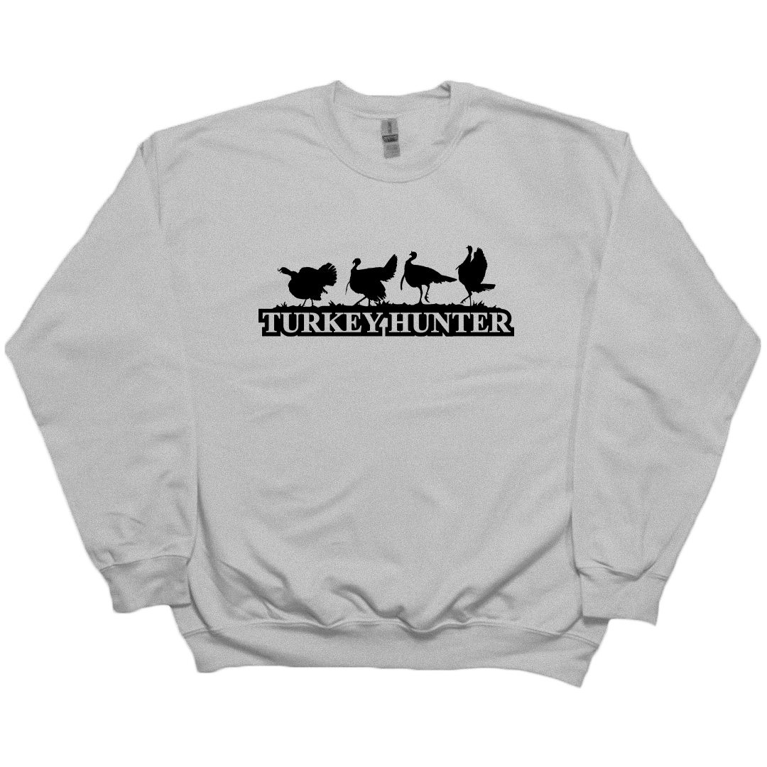 Turkey Hunter Adult Crew Neck Sweatshirt - Muddy Boots Clothing - Crew Neck Sweatshirt