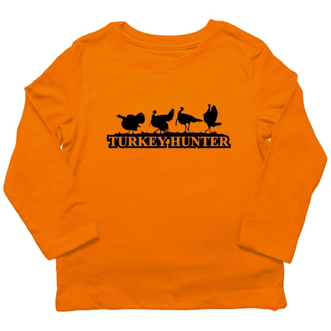Turkey Hunter Toddler Long Sleeve Tee - Muddy Boots Clothing - Long Sleeve Tee