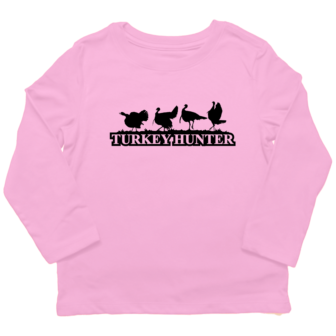 Turkey Hunter Toddler Long Sleeve Tee - Muddy Boots Clothing - Long Sleeve Tee