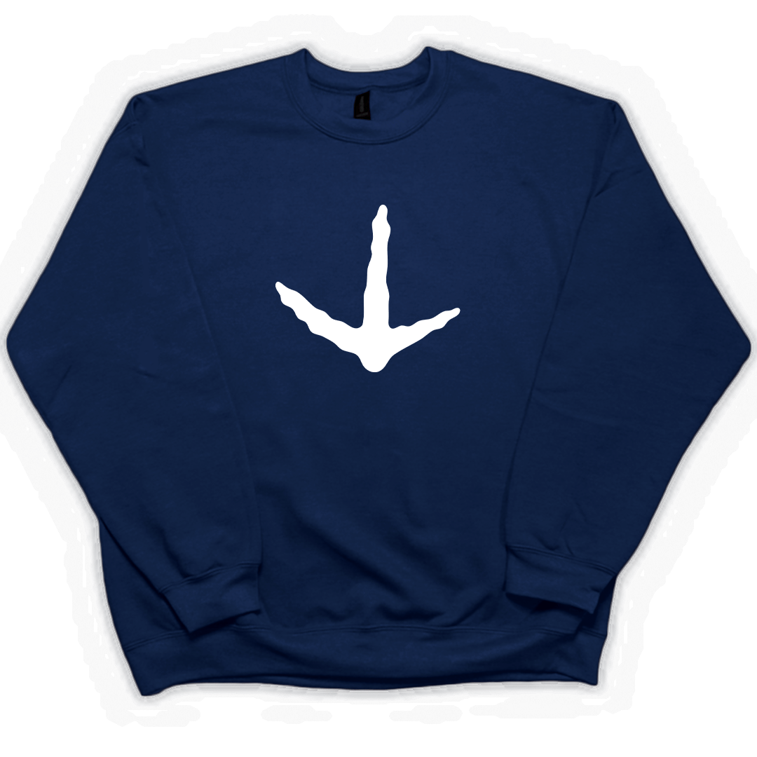 Turkey Toes Adult Crew Neck Sweatshirt - Muddy Boots Clothing - Crew Neck Sweatshirt