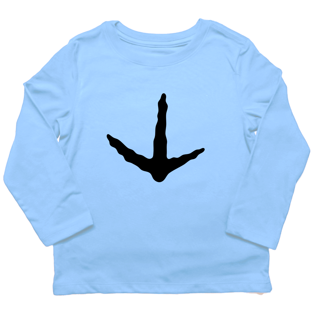 Turkey Toes Toddler Long Sleeve Tee - Muddy Boots Clothing - Long Sleeve Tee