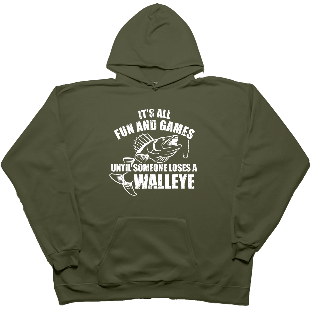 Walleye Games Adult Hoodie - Muddy Boots Clothing - Hoodie
