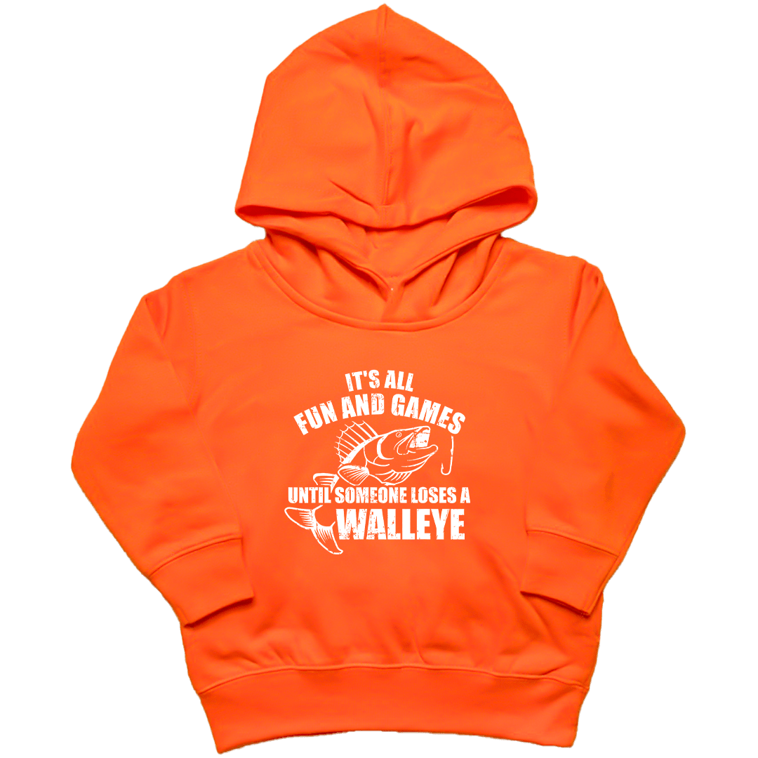 Walleye Games Toddler Hoodie - Muddy Boots Clothing - Hoodie