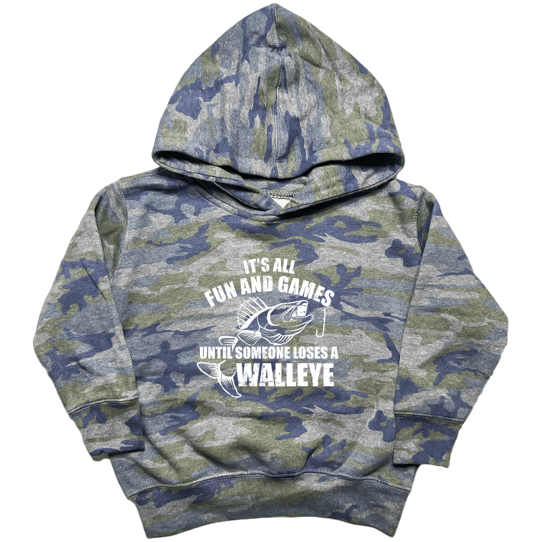 Walleye Games Toddler Hoodie - Muddy Boots Clothing - Hoodie