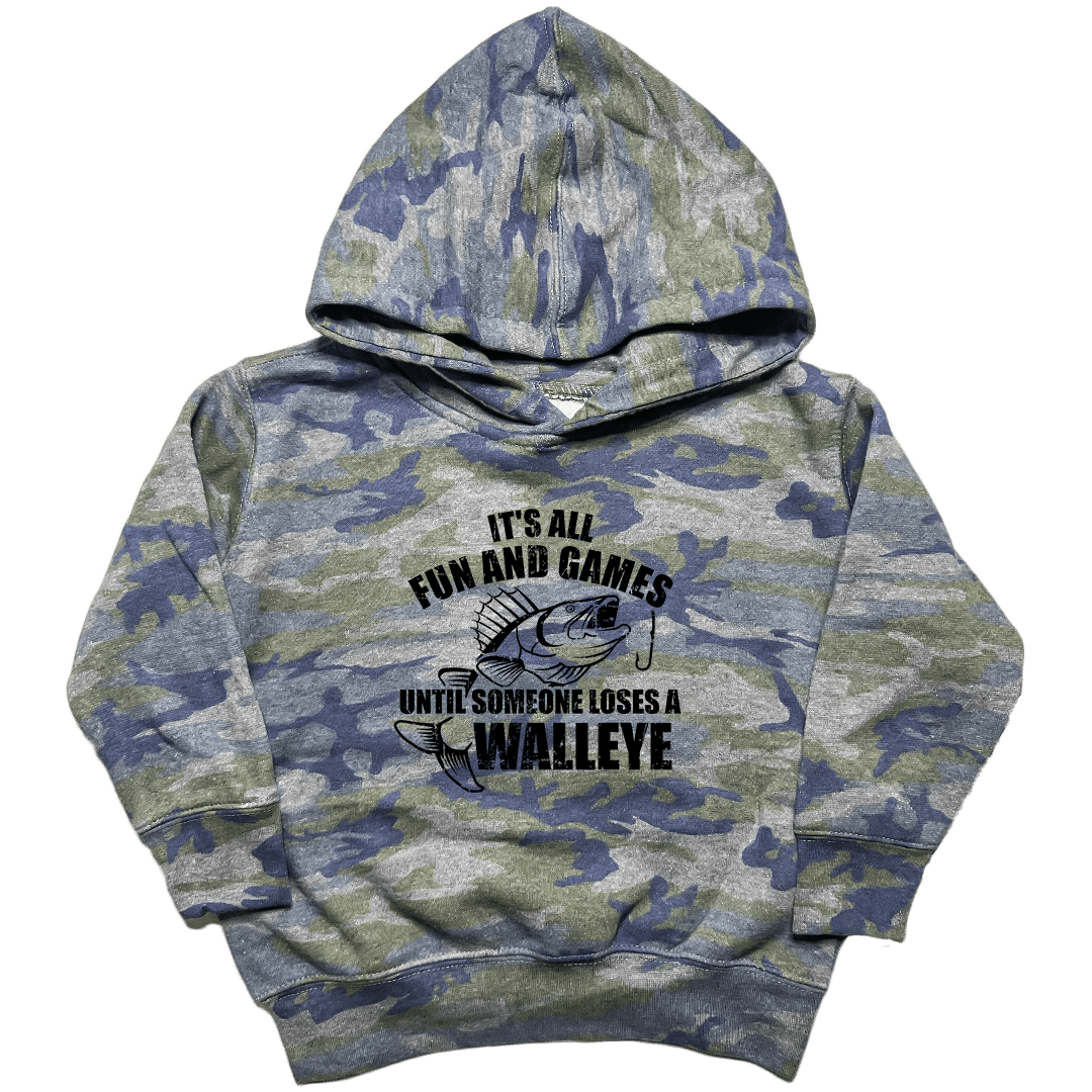 Walleye Games Toddler Hoodie - Muddy Boots Clothing - Hoodie