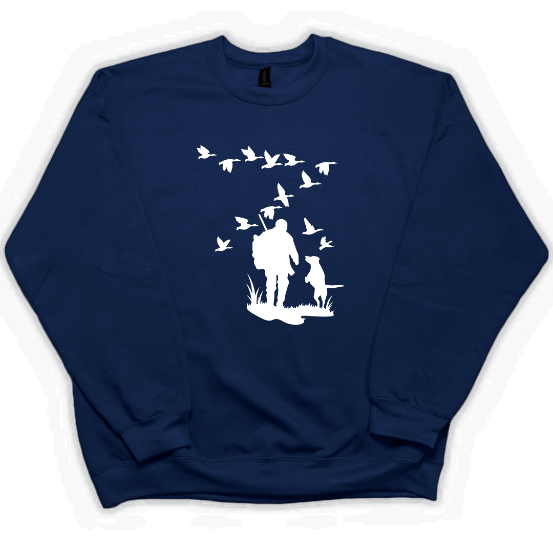 Waterfowl Magic Adult Crew Neck Sweatshirt - Muddy Boots Clothing - Crew Neck Sweatshirt