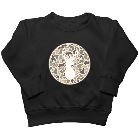 Whitetail Kids Crew Neck Sweatshirt - Muddy Boots Clothing - Crew Neck Sweatshirt