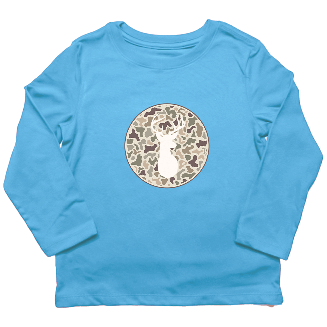 Whitetail Kids Long Sleeve Tee - Muddy Boots Clothing - Long Sleeve Tee