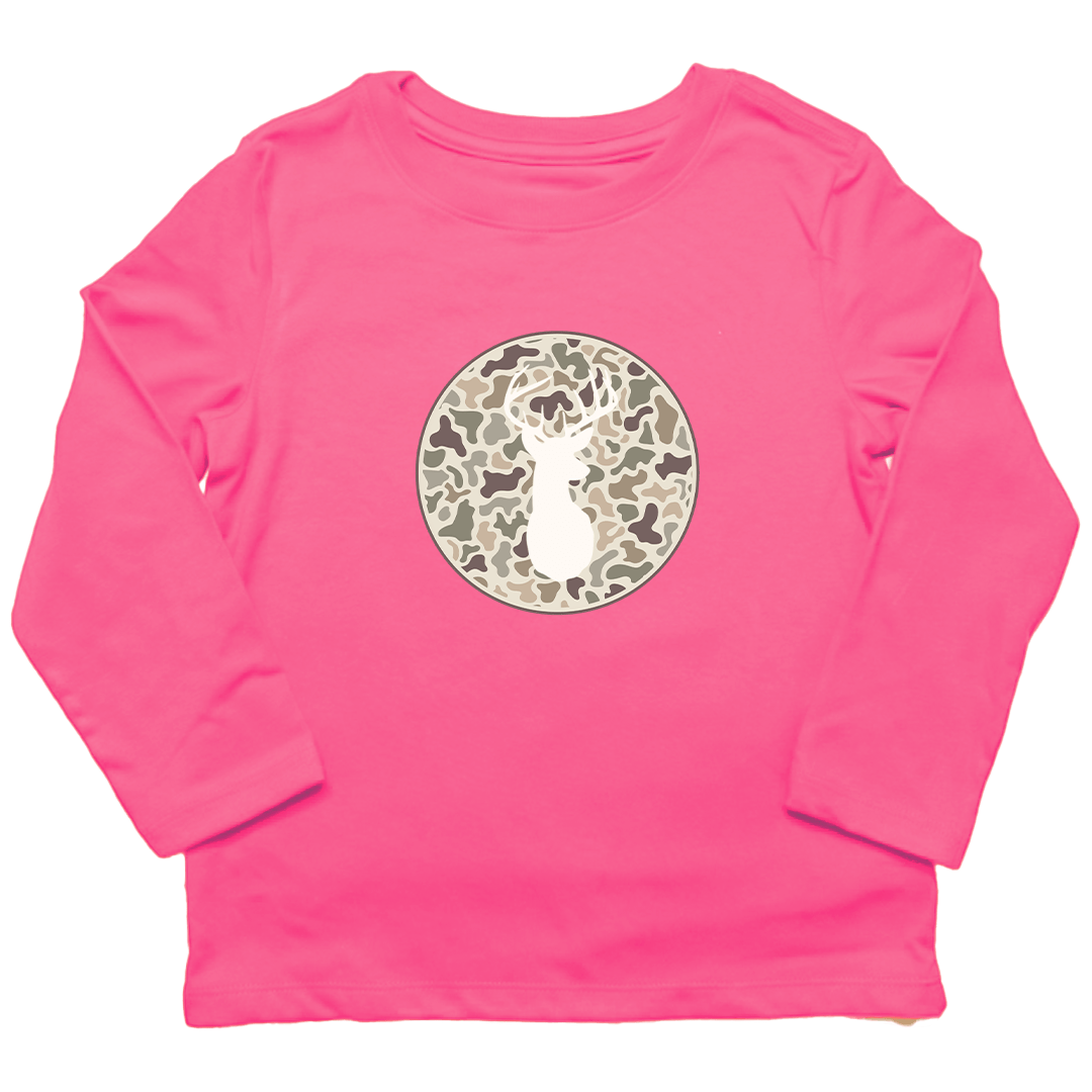 Whitetail Kids Long Sleeve Tee - Muddy Boots Clothing - Long Sleeve Tee