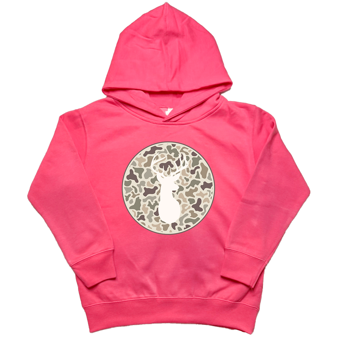 Whitetail Toddler Hoodie - Muddy Boots Clothing - Hoodie
