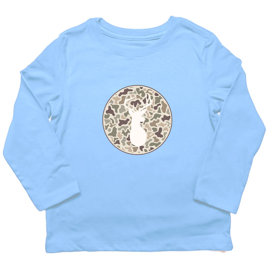 Whitetail Toddler Long Sleeve Tee - Muddy Boots Clothing - Long Sleeve Tee