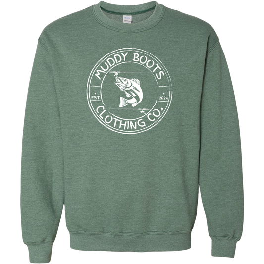Rod Bending Adult Crew Neck Sweatshirt