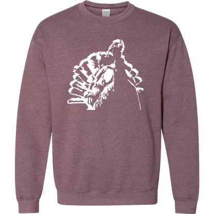 Turkey Contour Adult Crew Neck Sweatshirt
