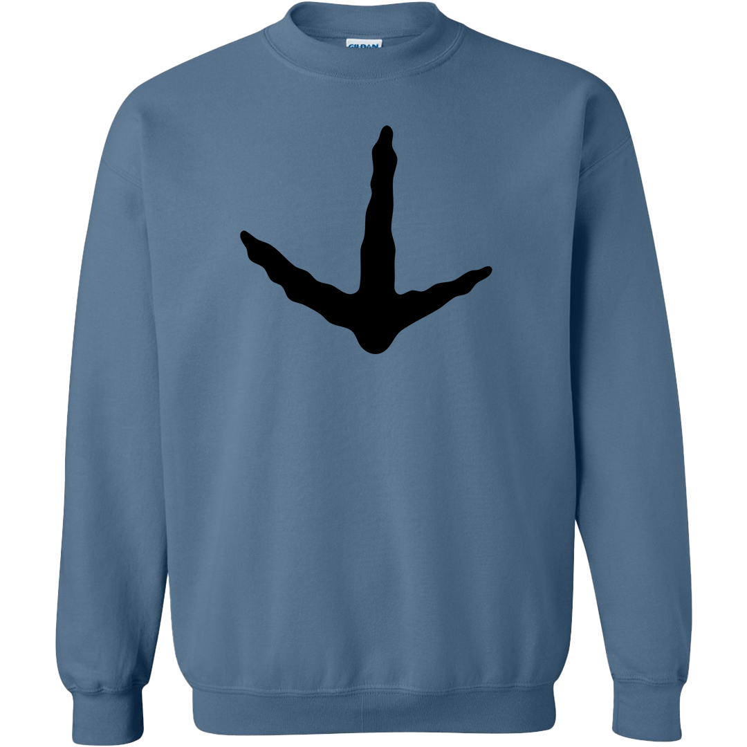 Turkey Toes Adult Crew Neck Sweatshirt