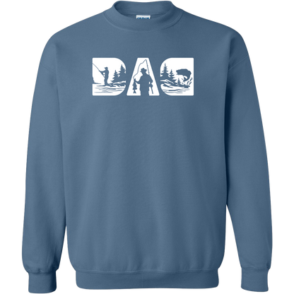 Fishing Dad Adult Crew Neck Sweatshirt