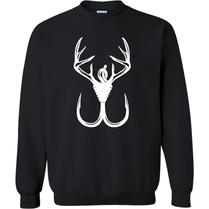 Antler Hook Adult Crew Neck Sweatshirt