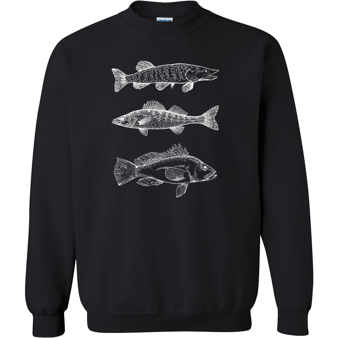 Mountain Deer Adult Crew Neck Sweatshirt
