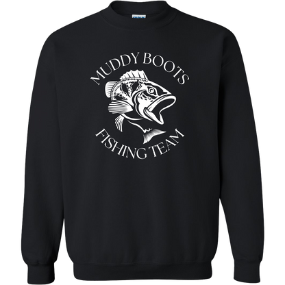 Fishing Team Adult Crew Neck Sweatshirt
