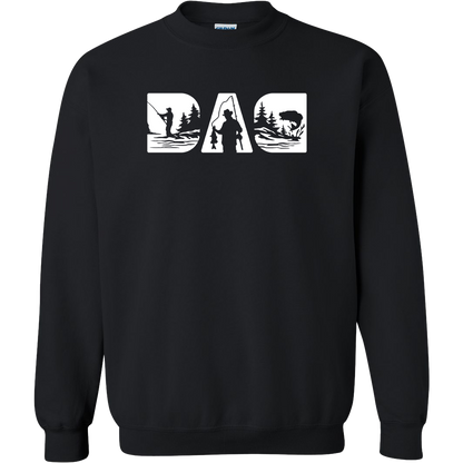 Fishing Dad Adult Crew Neck Sweatshirt
