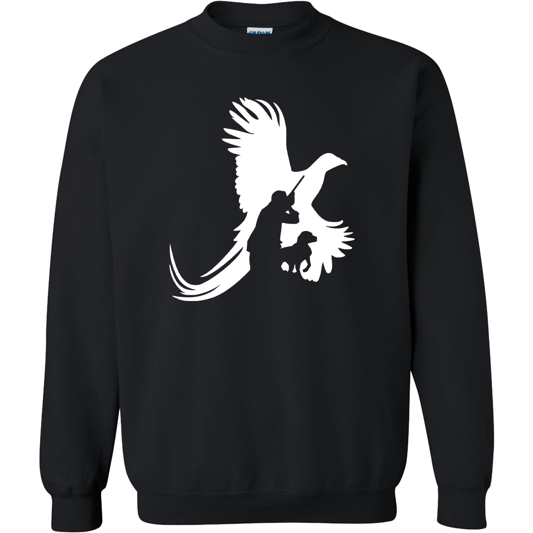 Pheasant Hunter Adult Crew Neck Sweatshirt
