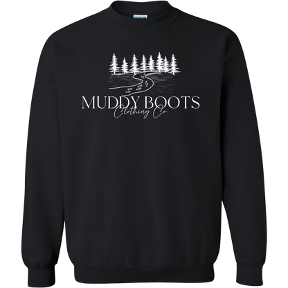 Muddy Boots Adult Crew Neck Sweatshirt