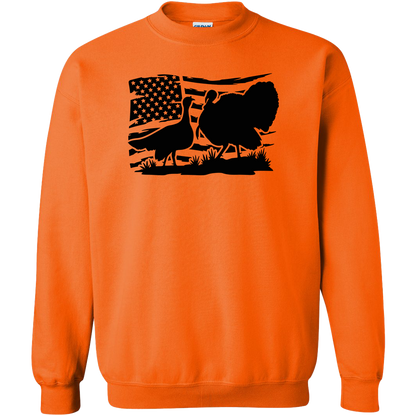 Turkey Flag Adult Crew Neck Sweatshirt