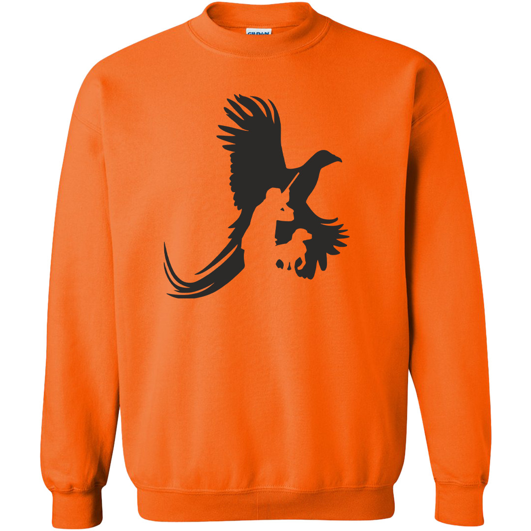 Pheasant Hunter Adult Crew Neck Sweatshirt