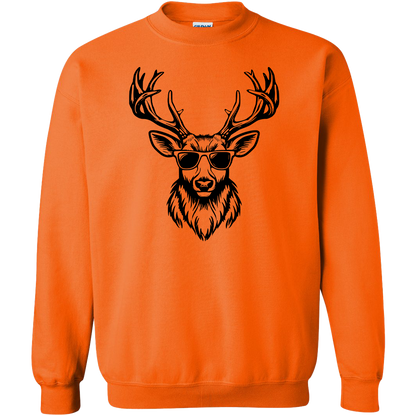 Cool Deer Adult Crew Neck Sweatshirt