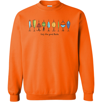 Only The Good Baits Adult Crew Neck Sweatshirt