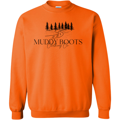 Muddy Boots Adult Crew Neck Sweatshirt