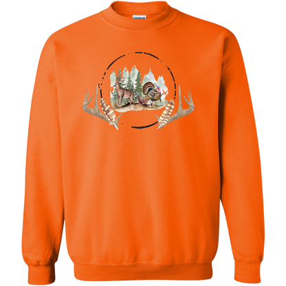 Bucks and Beards Adult Crew Neck Sweatshirt