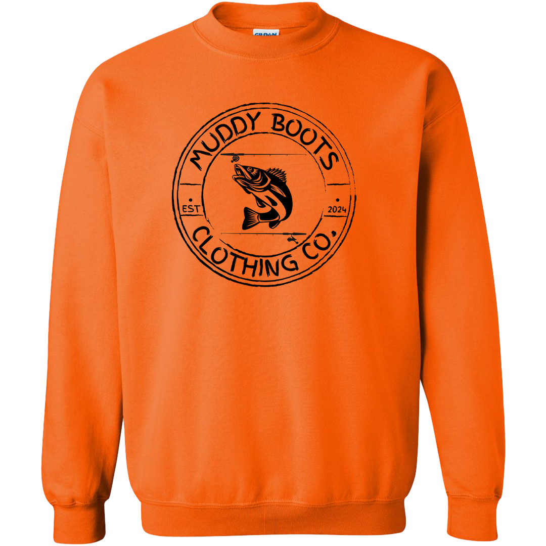 Rod Bending Adult Crew Neck Sweatshirt