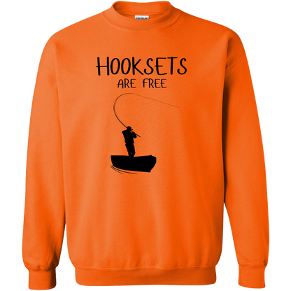 Hooksets Are Free Adult Crew Neck Sweatshirt