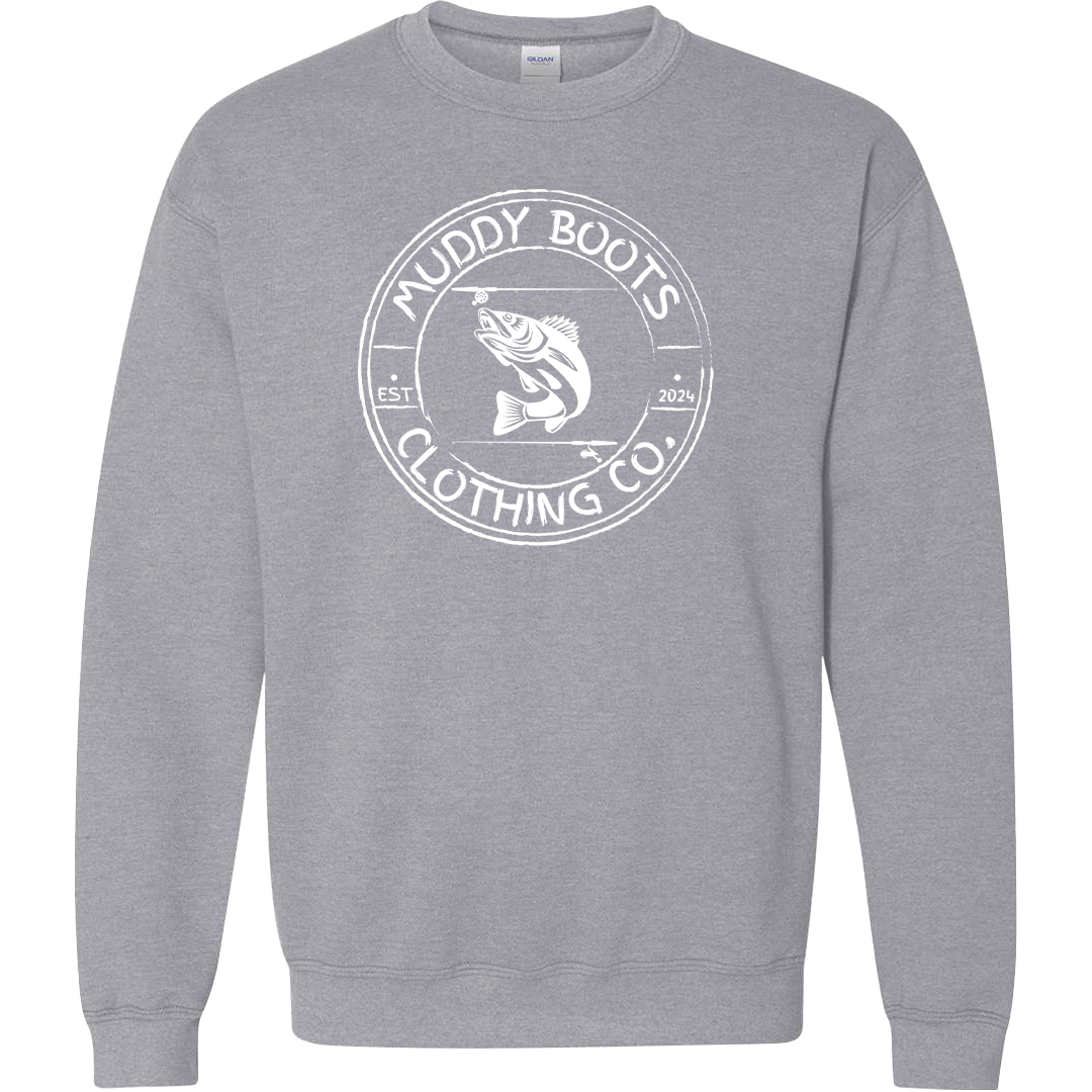 Rod Bending Adult Crew Neck Sweatshirt