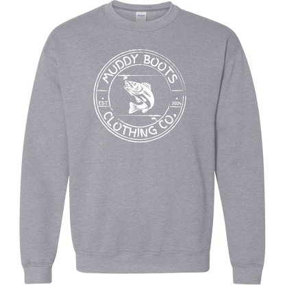 Rod Bending Adult Crew Neck Sweatshirt