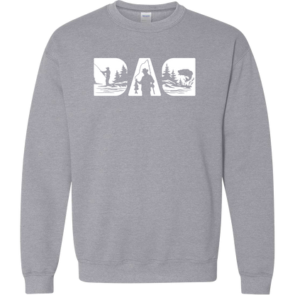 Fishing Dad Adult Crew Neck Sweatshirt