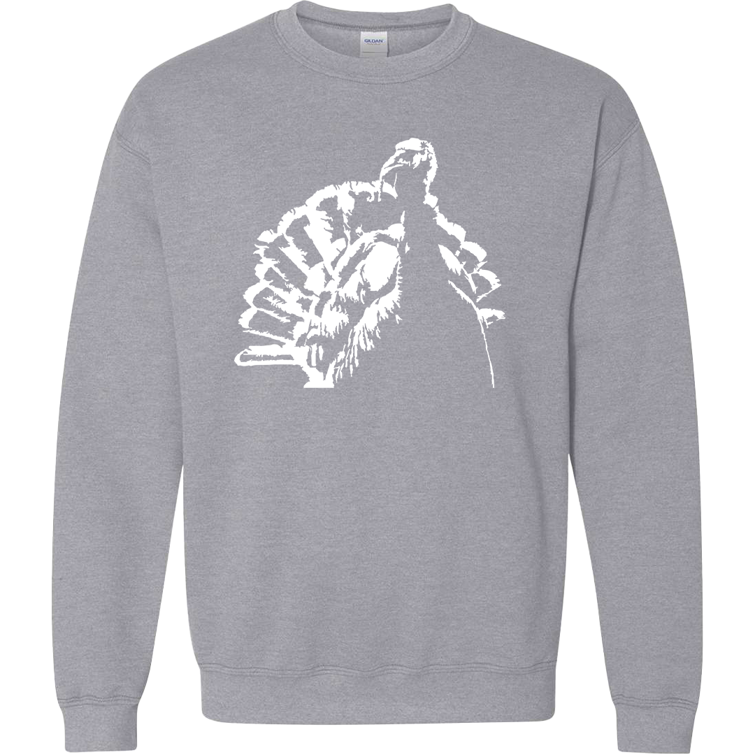 Turkey Contour Adult Crew Neck Sweatshirt