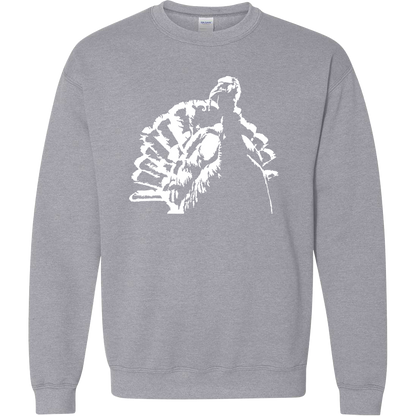Turkey Contour Adult Crew Neck Sweatshirt