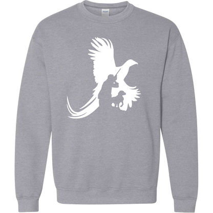 Pheasant Hunter Adult Crew Neck Sweatshirt