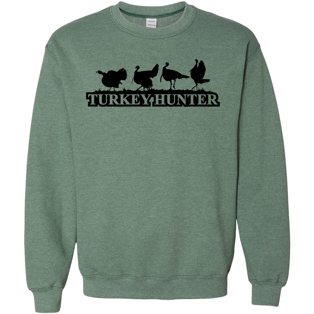 Turkey Hunter Adult Crew Neck Sweatshirt