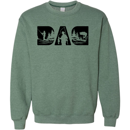 Fishing Dad Adult Crew Neck Sweatshirt